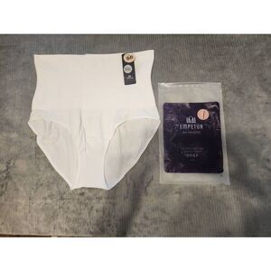 NWT Shapermint Empetua White All Day Every Day Shaper Panty Brief 3XL